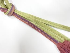 正絹　撚り房　手組帯締め